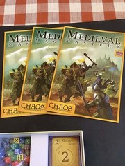 Medieval Mastery Chaos Pub Boardgame Feat. Killer Artwork New in Box Complete