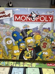 The Simpsons Monopoly 2004 Used Complete Parker Brothers Vtg