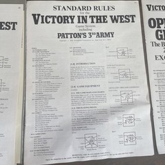SPI War Game 1979 VICTORY IN THE WEST OPERATION GRENADE vol 1& 2 no box