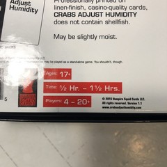 Crabs Adjust Humidity: Omniclaw Edition Volumes 1-5 Expansion Cards COMPLETE