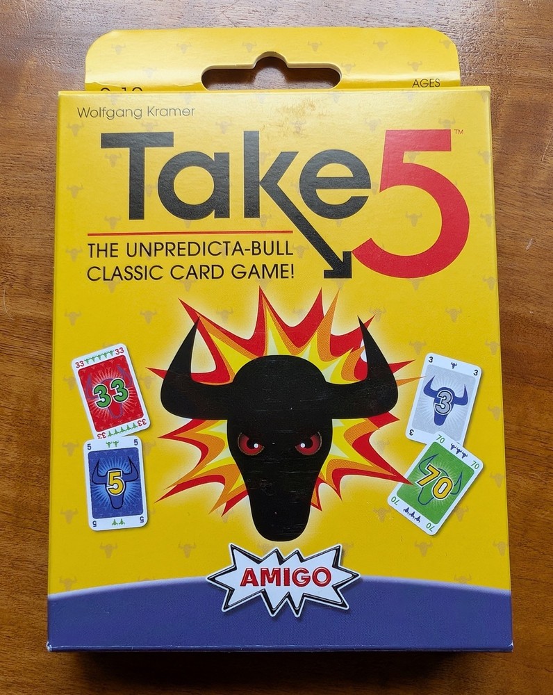 Take 5 Card Game Easy to Learn Strategic Family Game for Kids Adults