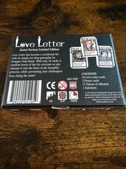AEG – Love Letter Card Game Kanai Factory Limited Edition Complete used