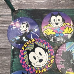 Vintage Various Felix the cat pogs Lot Of 8 1990’s Rare