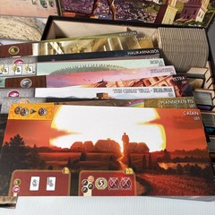 7 Wonders Board Game w/ Babel, Leaders & Cities Expansions Complete (1 Box)
