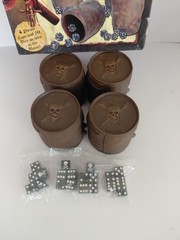 Dead Man’s Chest PIRATES DICE Game 100% COMPLETE Disney Pirates Of The Caribbean