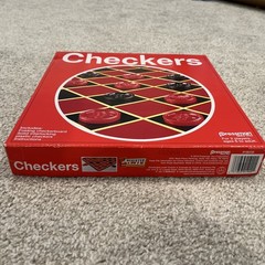 Checkers Board Game Set with 24 Pieces Classic Games