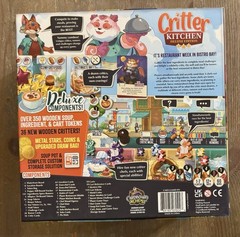 Critter Kitchen Deluxe Kickstarter Ed Board Game Cardboard Alchemy – Complete