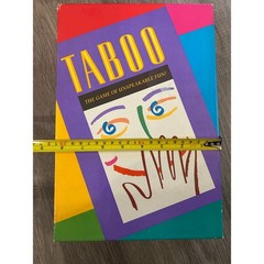 Milton Bradley Taboo Board Game Adult Unisex OS Multi Good 1989 Vintage Party