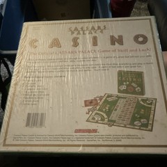 GamePlan Caesars Palace Casino Board Game Complete Vintage 1995 2+ Players Dice