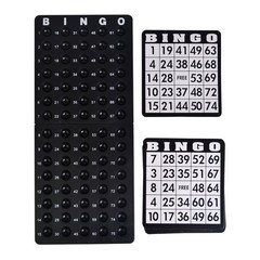 Deluxe Bingo Game Set w/Metal Bingo Cage Perfect for the Whole Family FriendsANY