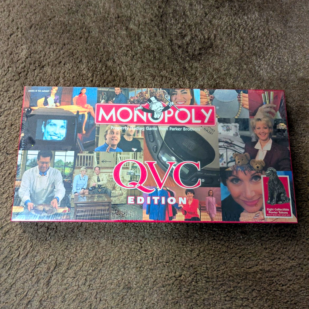 USAopoly Monopoly QVC Edition Board Game Special Edition Vintage 1999