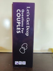 Lets Get Deep Questions For Couples Game Card Game For Date Night