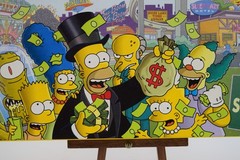 The Simpsons Monopoly Board Game Welcome to Springfield Parker Brothers Homer