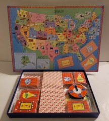 Great States Board Game Internationa Playthings 1999 Geography Complete Vintage
