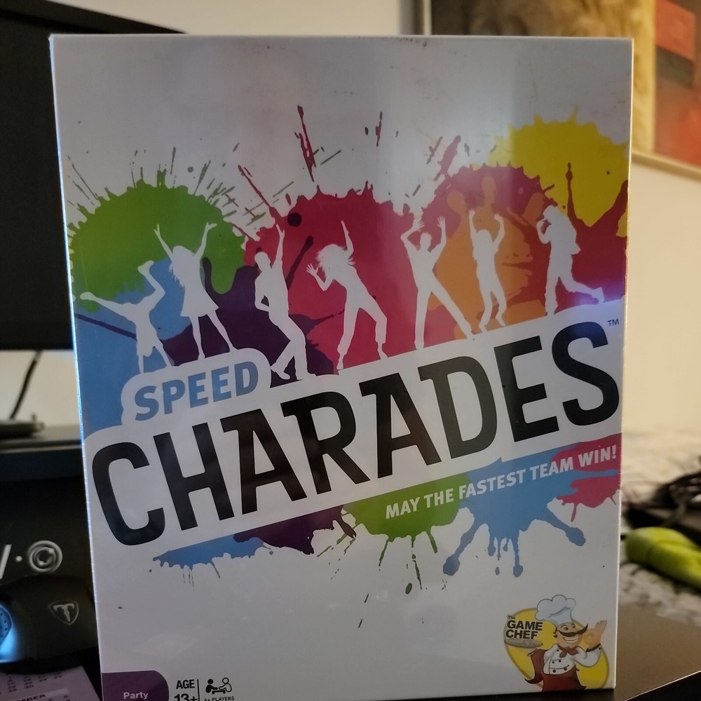 Speed Charades Fast-Paced Family Party Game Board BRAND NEW SEALED
