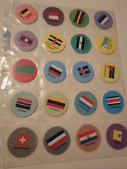 Lot Of 20 POGs Various Countries Country Flags Earth World