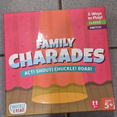 Chuckle & Roar Family Charades Card Game, 2 Ways to Play, Ages 5+, 3+ Players