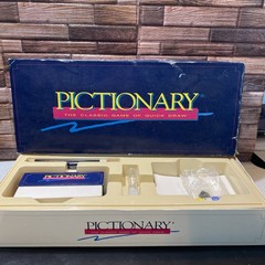 Vintage 1993 Milton Bradley Pictionary Board Game 90s – Complete in great shape!