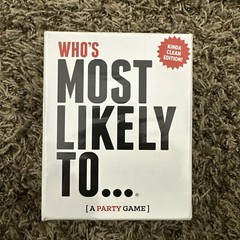 Who’s Most Likely To…Party Game For 17+ (Brand New In Plastic Never Opened!)
