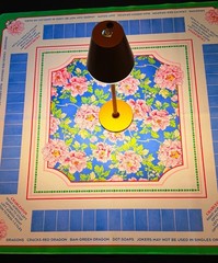 HOBBY LOBBY FLORAL MAHJONG MAT (NEW)