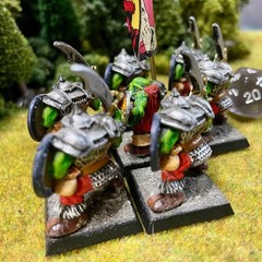 Gazkull’s Orc Thugs 7 Painted Miniatures Battle Masters