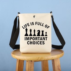 Chess Tote Bag – Choice Chess Cbag – Unisex – 8 x 7.5 x 1.8 inches – Adult – …
