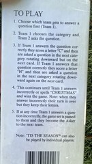 Tis The Season Christmas Trivia Card Game Family Timeless Holiday Knowledge Fun