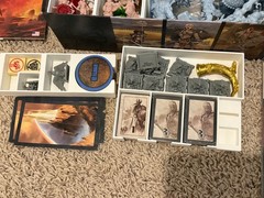 CMON Blood Rage Kickstarter Exclusives Board Game Lot + Expansions + Insert