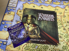 LN Mint Warrior Knights Fantasy Flight Board Game With Crown & Glory Expansion
