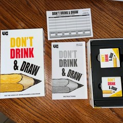 DON’T DRINK & DRAW by University Games Ages 21+ 2 to 8 Players Sealed Cards