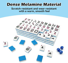 American Mahjong Tile Set with 166 Tiles, 1.2-Inch Mah Jongg Sets, Mahjong…