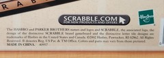 NEW Official SCRABBLE Parker Bros Nostalgia Edition Wooden Box Board Game Sealed