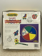 Crayola Drawing Race Game 2-8 Players Age 3 & Up Complete
