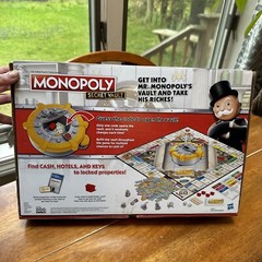 MONOPOLY Secret Vault Board Game Cat Dinosaur 99% Complete Missing Dice