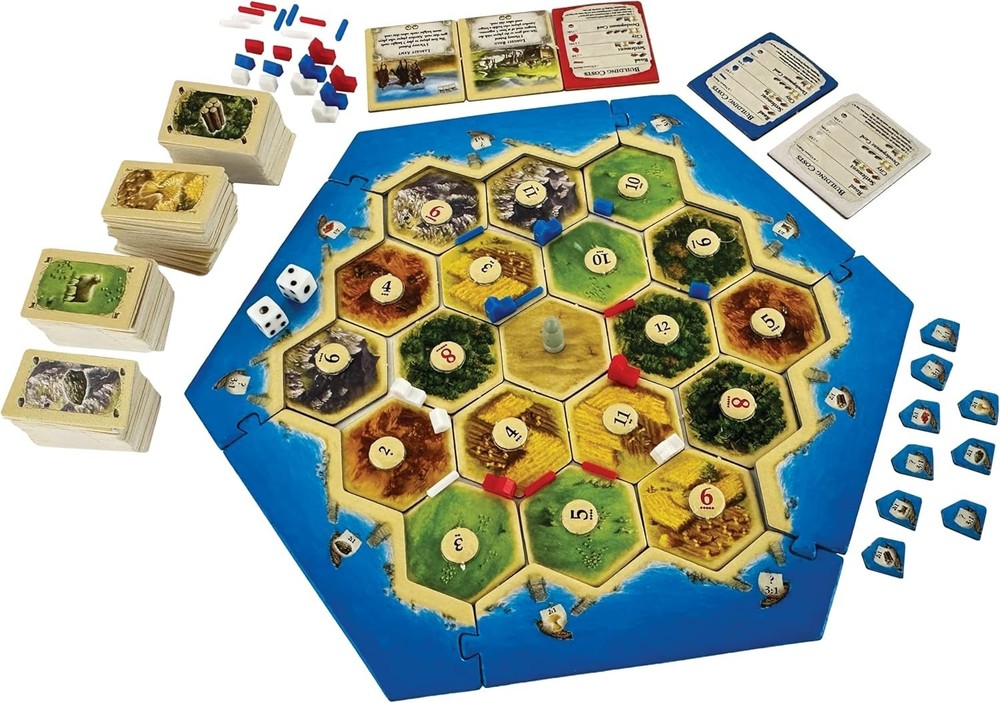 Catan Miniature Board Game | Travel Game | Game for Adults and Family | Adven…