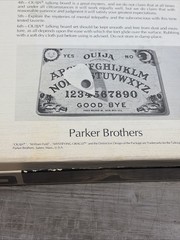 VTG 1972 Ouija Board Game Parker Brothers Bros William Fuld Mystifying Oracle