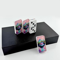 Dominos Set for Adults Kid – Dominoes – Board Games, Double 6 Dominoes Family…