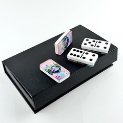 Dominos Set for Adults Kid – Dominoes – Board Games, Double 6 Dominoes Family…
