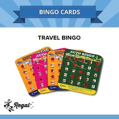 Portable Bingo Game Cards with Sliding Windows – Classic Travel Fun for All Ages
