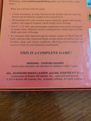 Multi-Man Publishing Advanced Squad Leader Starter Kit #1, mostly unpunched