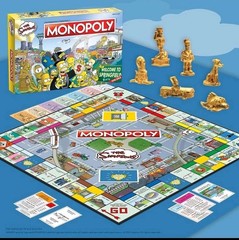 The Simpsons Monopoly Board Game 30th Anniversary Edition for 2 to 6 Players