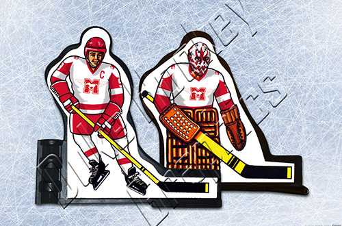 Youngblood Hamilton Mustangs white PEEL-OFF vinyl decals Coleco compatible