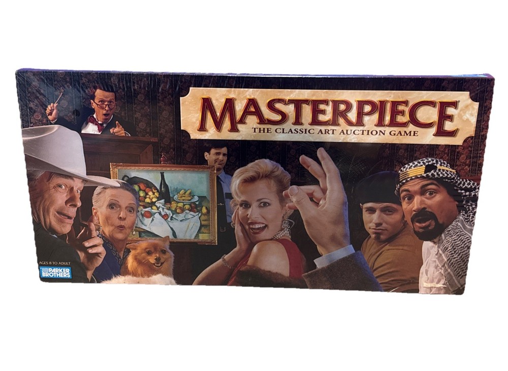 Parker Brothers Masterpiece – The Classic Art Auction Game (1996 Edition) NEW