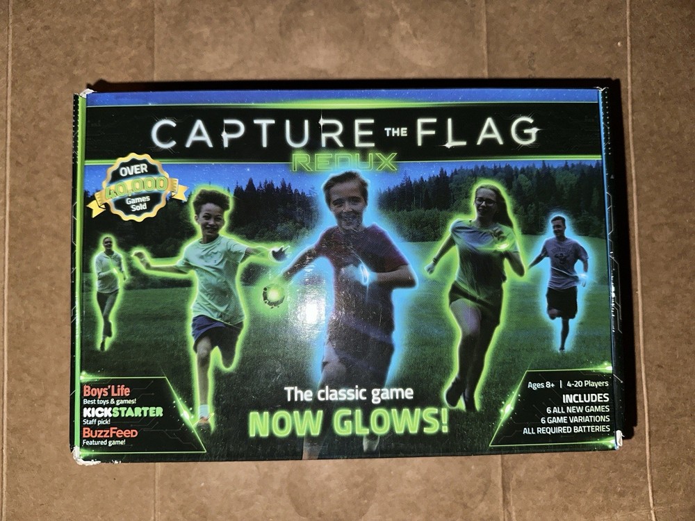 Capture The Flag Kids Game – Glow in Dark – Redux