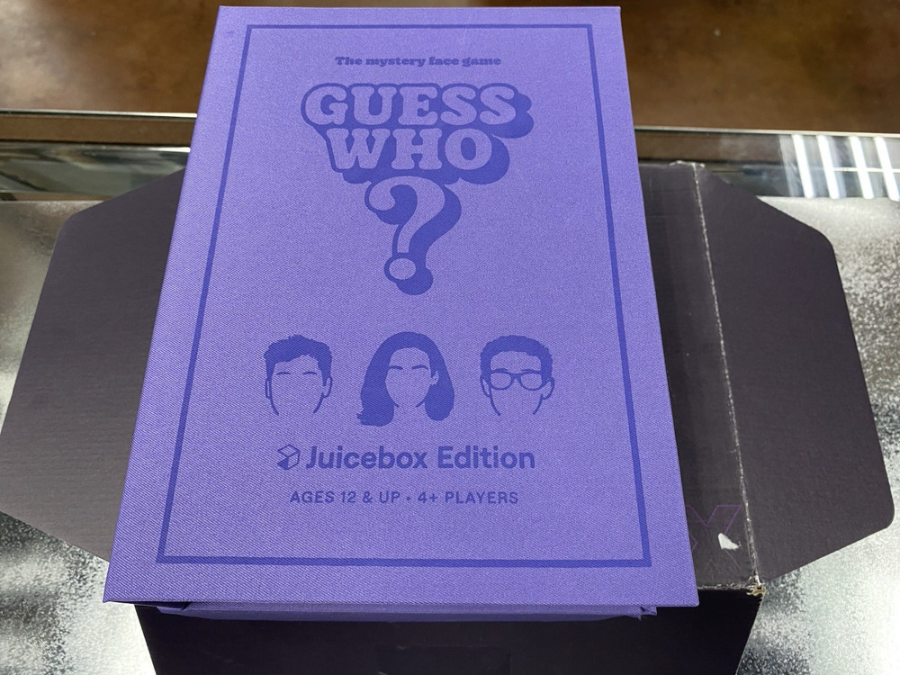 Guess Who? WS Vintage Bookshelf Edition Board Game JuiceBox Edition