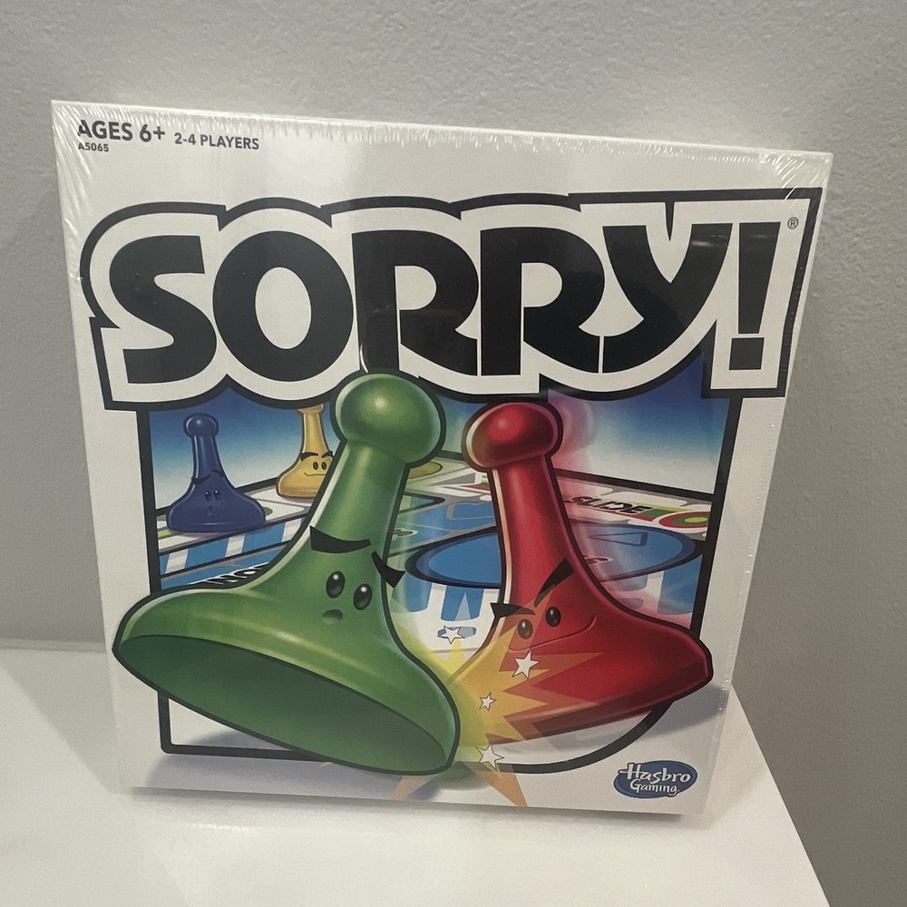 Hasbro Sorry! Strategy Board Game Complete Game 2-4 Players Ages 6+ A5065