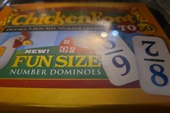 Dominoes To Go ChickenFoot Double 9 Color Coded Fun Travel Size NEW Age 6+ NEW