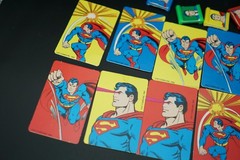 (16) Board Game Pieces Cards DC Comics Superman 3 III Movie Parker Brothers 1982