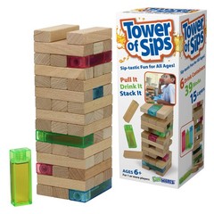 Wooden Blocks Stacking Game, Tumbling Tower and Balance Game, Family & Party …