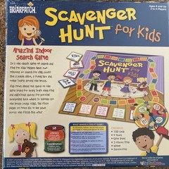 New Sealed Scavenger Hunt for Kids, Toys, Games Indoor Search Board Game 6 & up